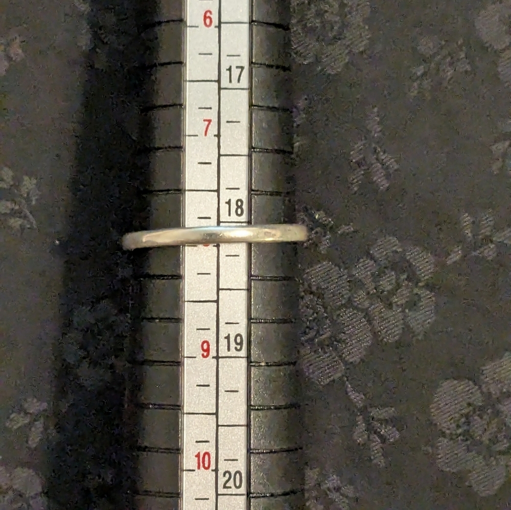 Rare Artisan Solid 925 Sterling Silver Ring Genuine Amethyst Ring Size 8 - Picture 7 of 7